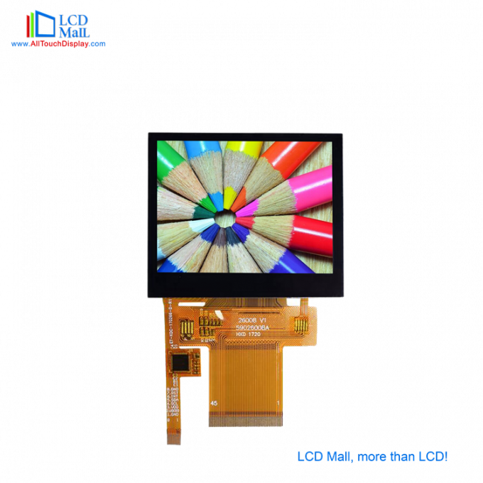 Affichage à angle de vue complet 3,5' TFT LCD avec écran tactile IPS 24 BIT RGB Interface SPI 0