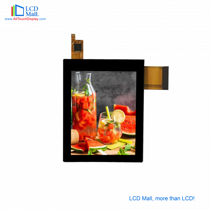 Affichage à angle de vue complet 3,5' TFT LCD avec écran tactile IPS 24 BIT RGB Interface SPI 1