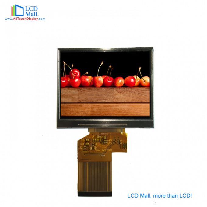 Affichage à angle de vue complet 3,5' TFT LCD avec écran tactile IPS 24 BIT RGB Interface SPI 3