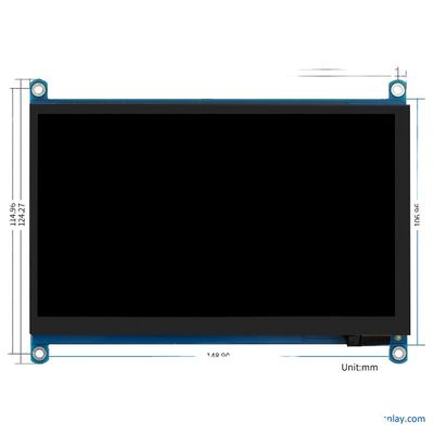Display LCD de 7 pouces 1024x600 ODM OEM