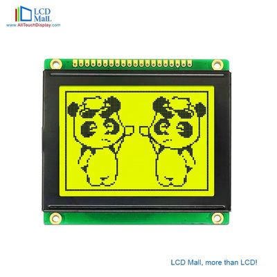 Affichage LCD graphique haute performance avec rétroéclairage jaune et température de fonctionnement de -20 à 70 °C