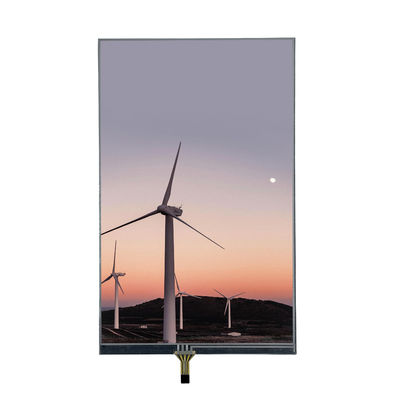 8.0 pouces Transmissive avec 390nits de luminosité le panneau tactile tft module LCD pour la performance dans des environnements difficiles