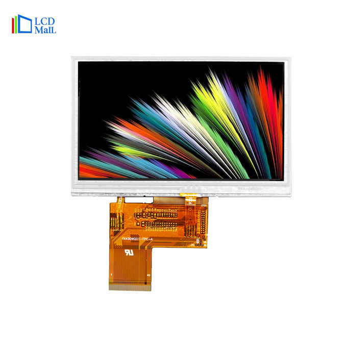 4.3 pouces 480 * 272 WQVGA TFT Affichage LCD couleur avec module d'écran tactile 0
