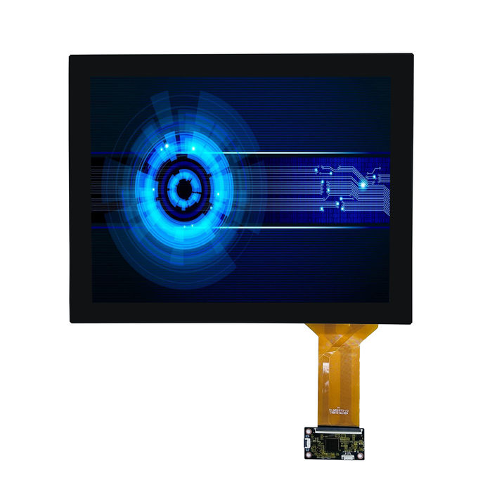 Interfaces LVDS LCD TFT 12,1 pouces avec CTP 1024 X RGB X 768 0