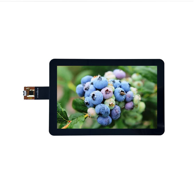 Panneau d'affichage LCD TFT de 7 pouces avec écran tactile capacitif MIPI FPC Connecteur 24 puces rétroéclairage LED blanc 1