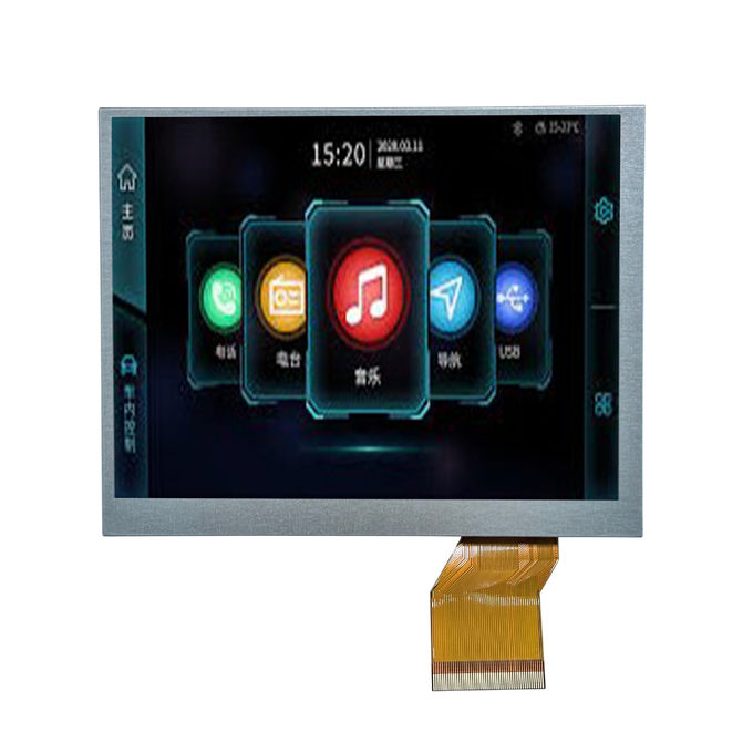 5Affichage TFT VGA industriel JD9168S RGB 640*480 avec écran tactile personnalisé 1