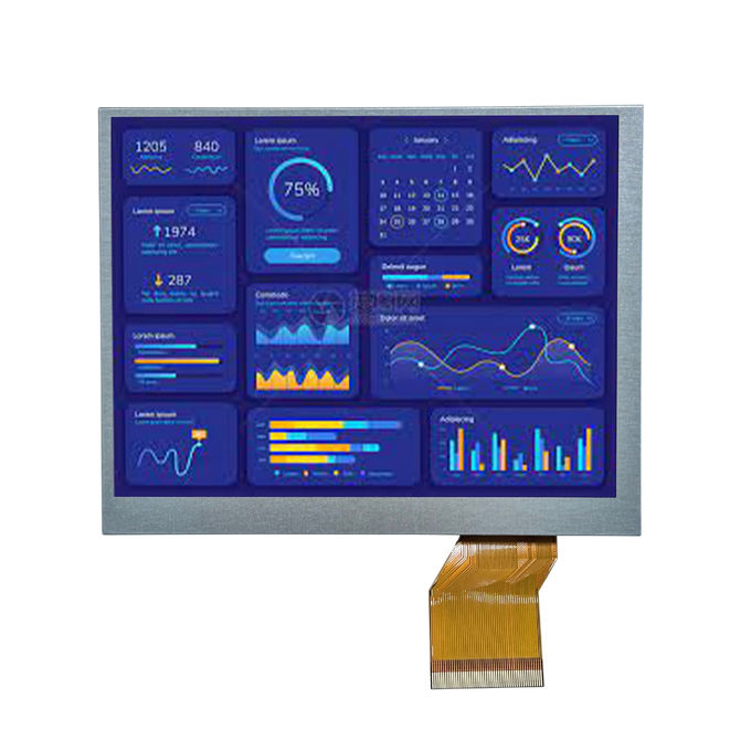 5Affichage TFT VGA industriel JD9168S RGB 640*480 avec écran tactile personnalisé 0
