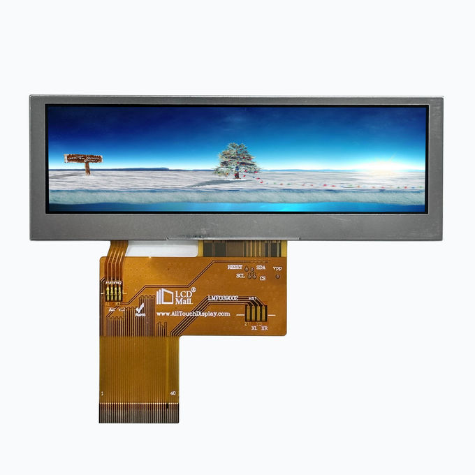 ILI6485D Drive IC 3.9 pouces WQVGA LCD Touch Module Panneau tactile personnalisé 650cd/m2 Lumière 0