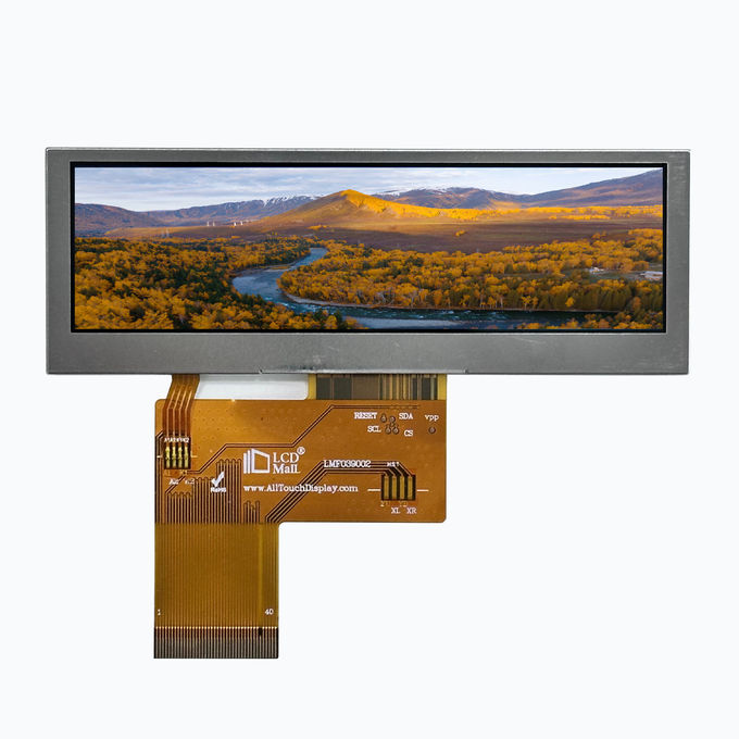 Module LCD transmissif RGB TFT 480x128 avec écran WQVGA de 3,9 pouces et rétroéclairage LED blanc à 10 puces 1