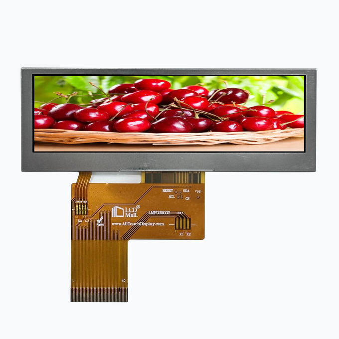 Module LCD transmissif RGB TFT 480x128 avec écran WQVGA de 3,9 pouces et rétroéclairage LED blanc à 10 puces 0